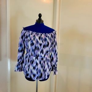 Off-the-shoulder blouse